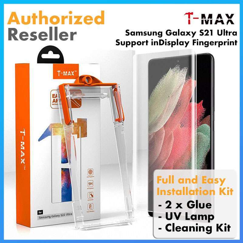 Daftar Harga Original TMax T-MAX UV Tempered Glass For Samsung Galaxy S21 U...