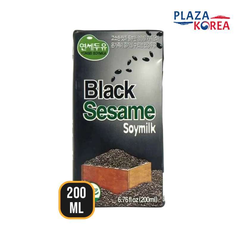 Jual YONSEI BLACK SESAME SOYMILK KOREAN 200 ML SUSU WIJEN HITAM KOREA