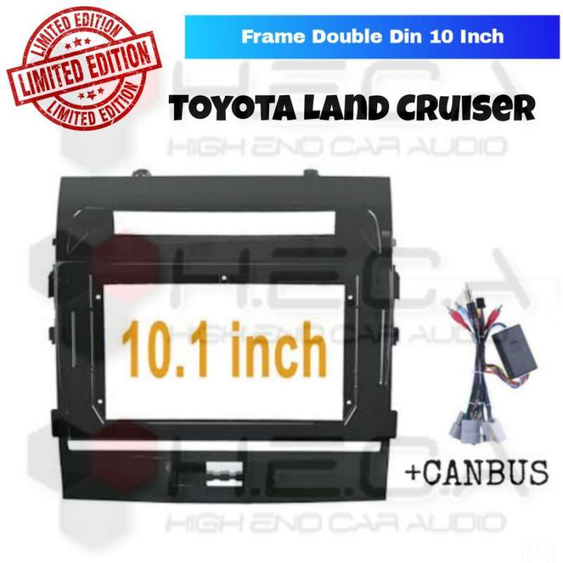 Jual Frame 10 inch TOYOTA LAND CRUISER Double Din 10 + Canbus Can Bus