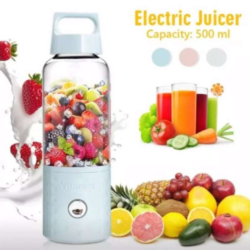 Jual VITAMER PORTABLE BLENDER 500ML di Seller Ummu HaNa Shop Tembesi