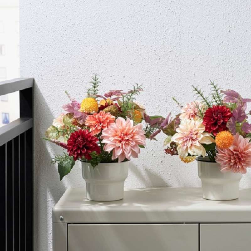 jual-tanaman-tiruan-dalam-pot-dalam-luar-ruang-pengaturan-dahlia-12cm