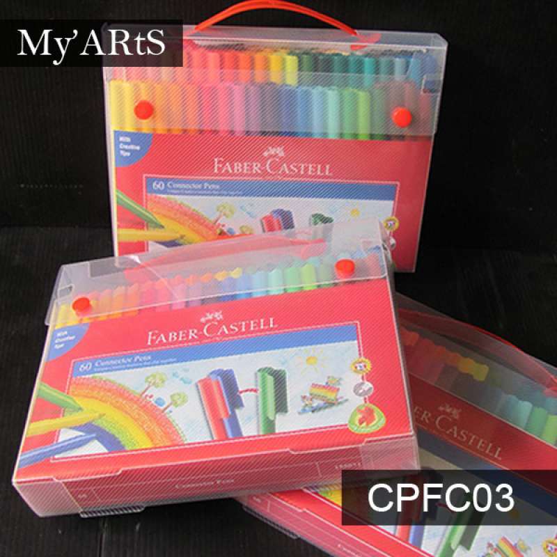 Jual Faber Castell Connector Pens 60 Warna Spidol Marker Mewarnai