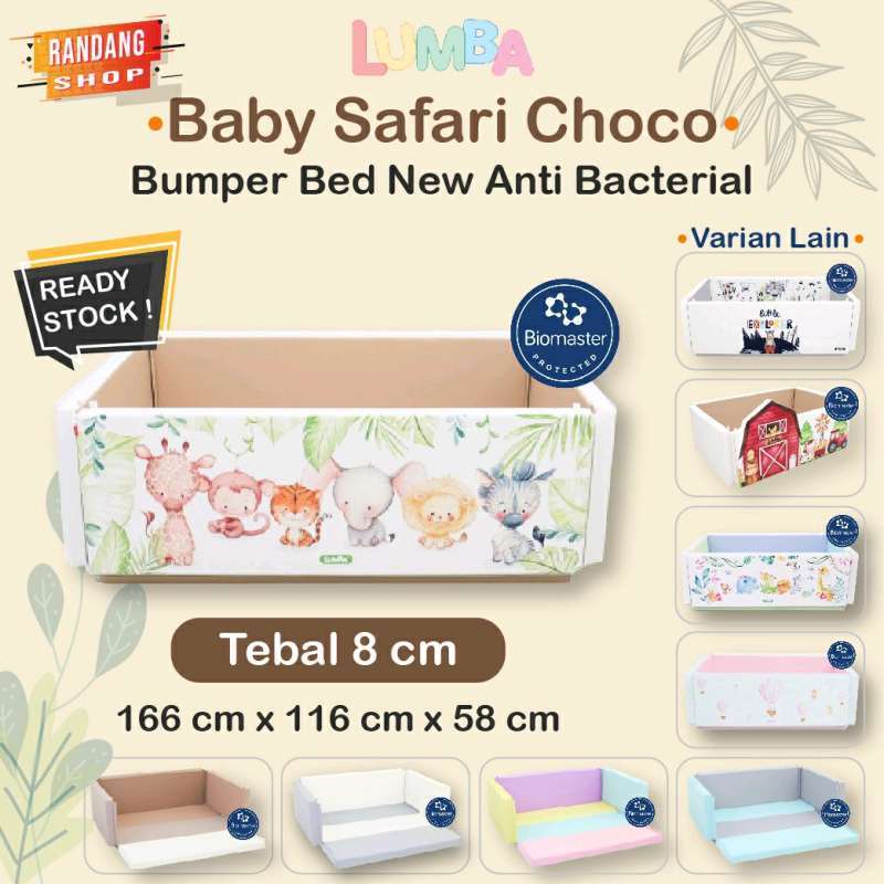 Jual Lumba Playmat Bumper Bed Bumpermat Box Bayi Tebal 8 cm Baby