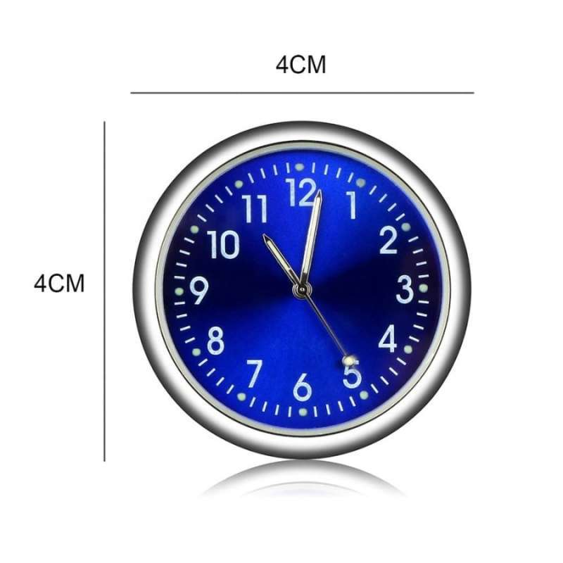 Jual Car Dashboard Mini Analog Clock Premium Jam Interior di Seller