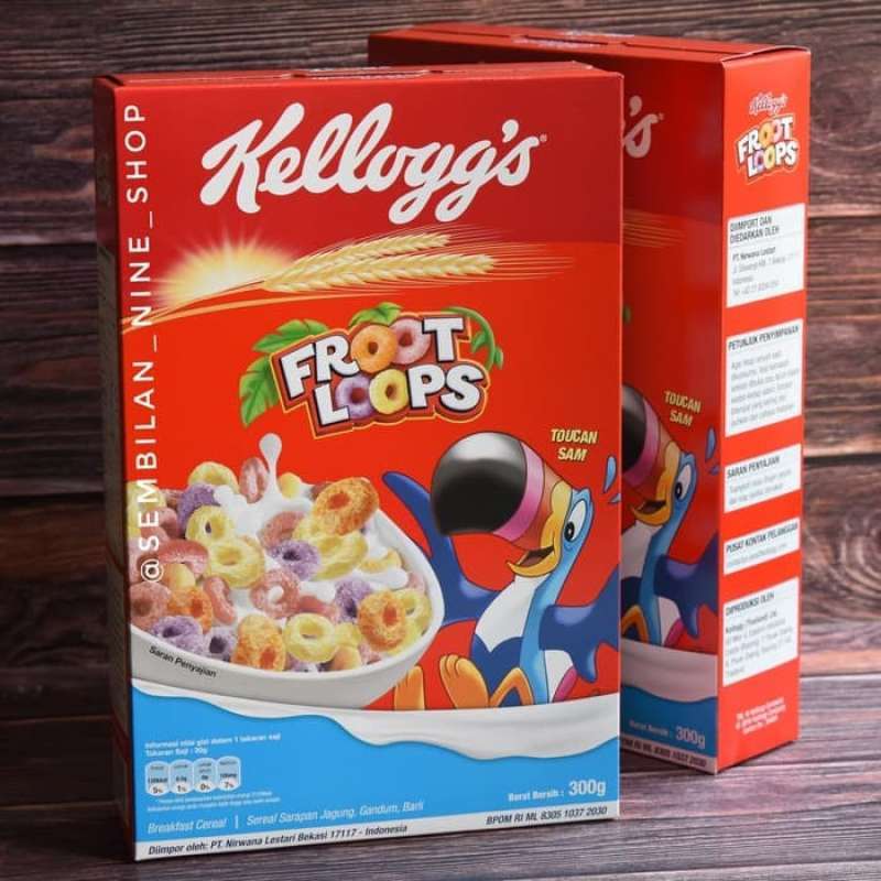 Jual KELLOGG'S KELLOGG Froot Loops 300gr 300 gr 300g di Seller The Only ...