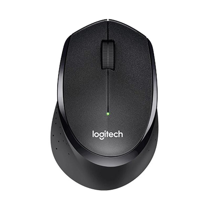 Jual Logitech M331 Silent Plus Wireless Mouse - Hitam
