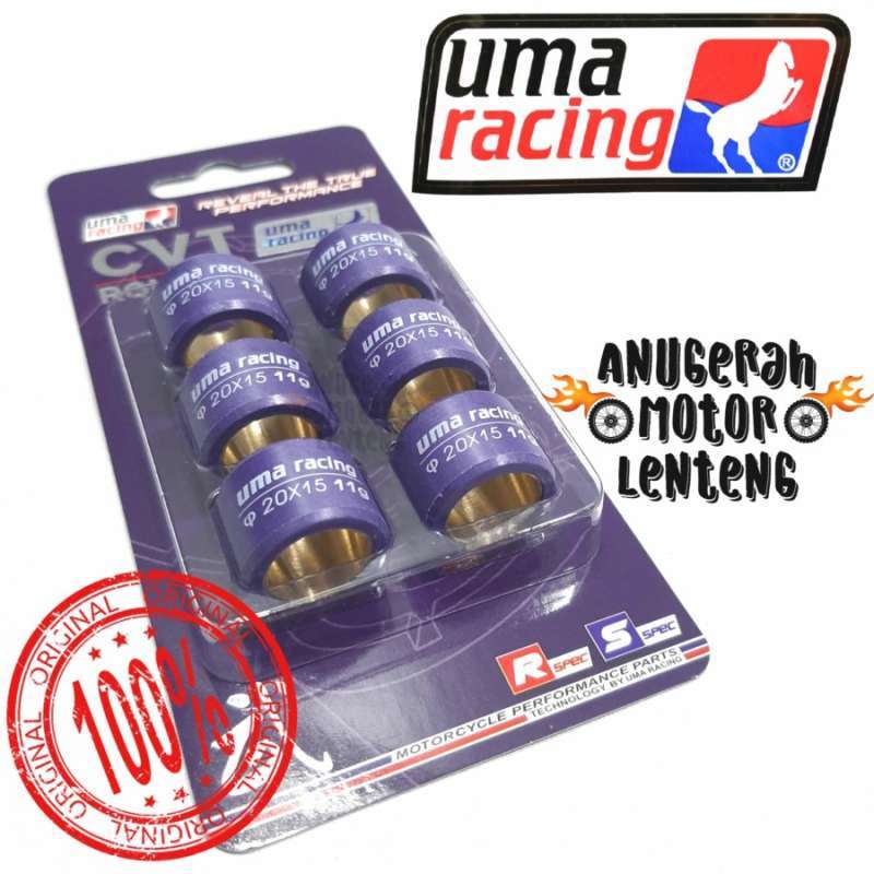Jual Roller Uma Racing 11 G ( Gram ) Honda Vario 125 / Vario 150 / PCX