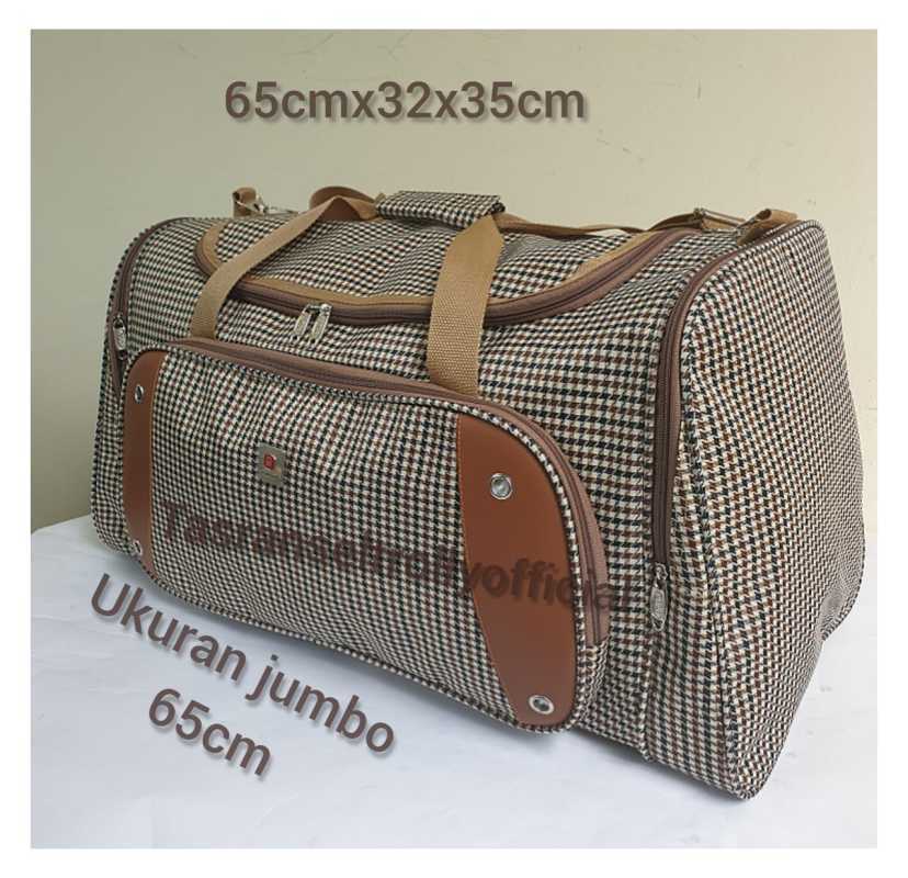 Jual Tas Pakaian Travel Bag Polo 65x32x35 ukuran Jumbo 100