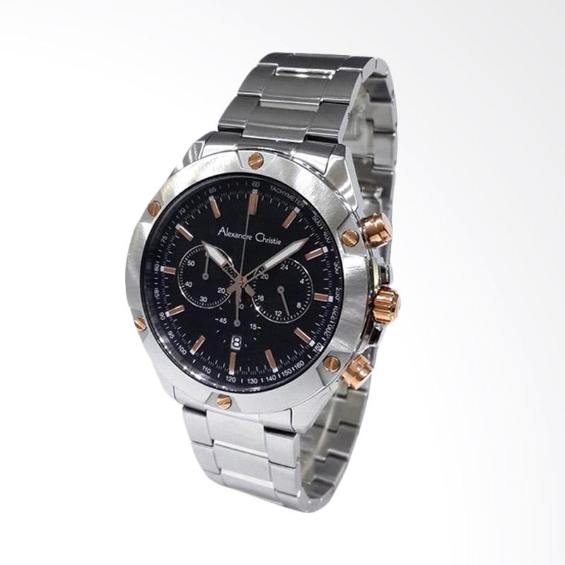 Jual Alexandre Christie Jam Tangan Pria - Silver Rosegold 