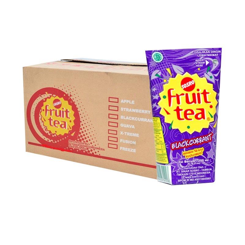 âˆš Sosro Fruit Tea Guava/jambu Minuman Teh [200 Ml/1 Dus