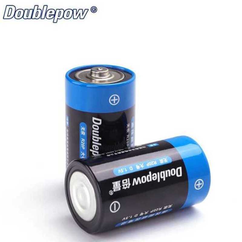 Jual Doublepow Baterai Dry Cell Size D R20p 1.5v 2 Pcs Di Seller ...