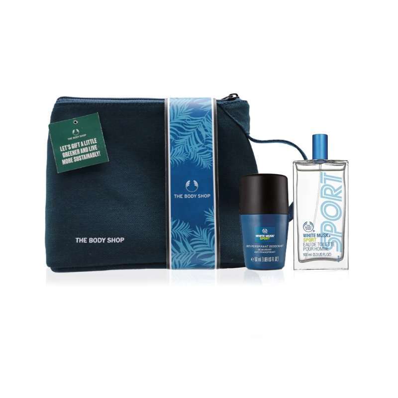 Jual The Body Shop Gift Bag White Musk For Men Sport di Seller The Body