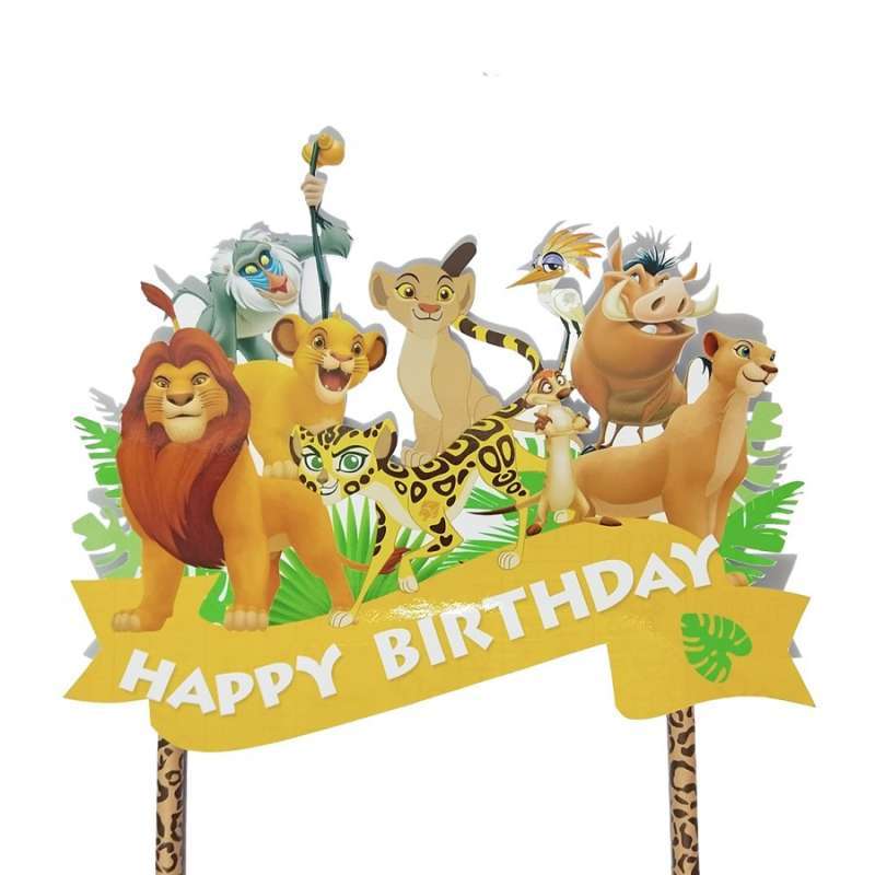 Promo Lion King Cake Topper Diskon 45 Di Seller Anabella Store