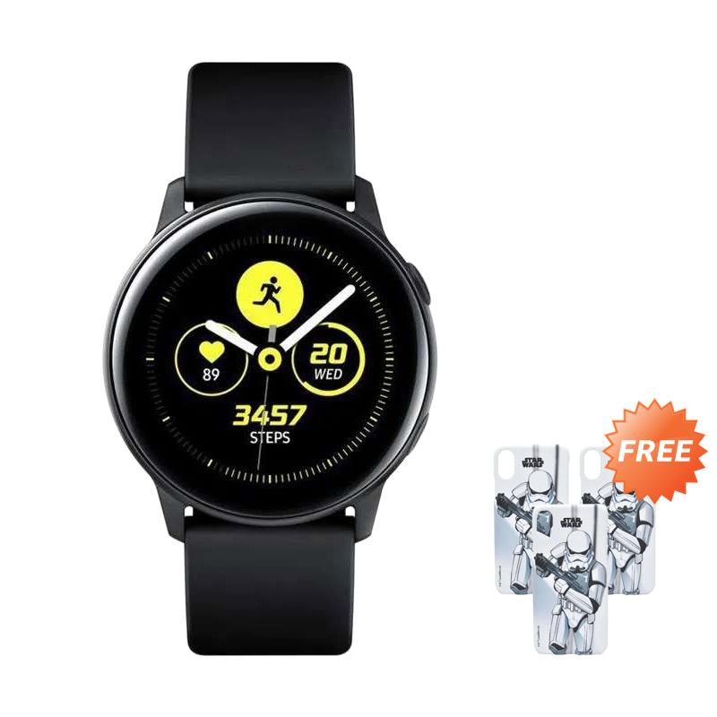 Jual Samsung Galaxy Active Smart Watch - Black Free 4