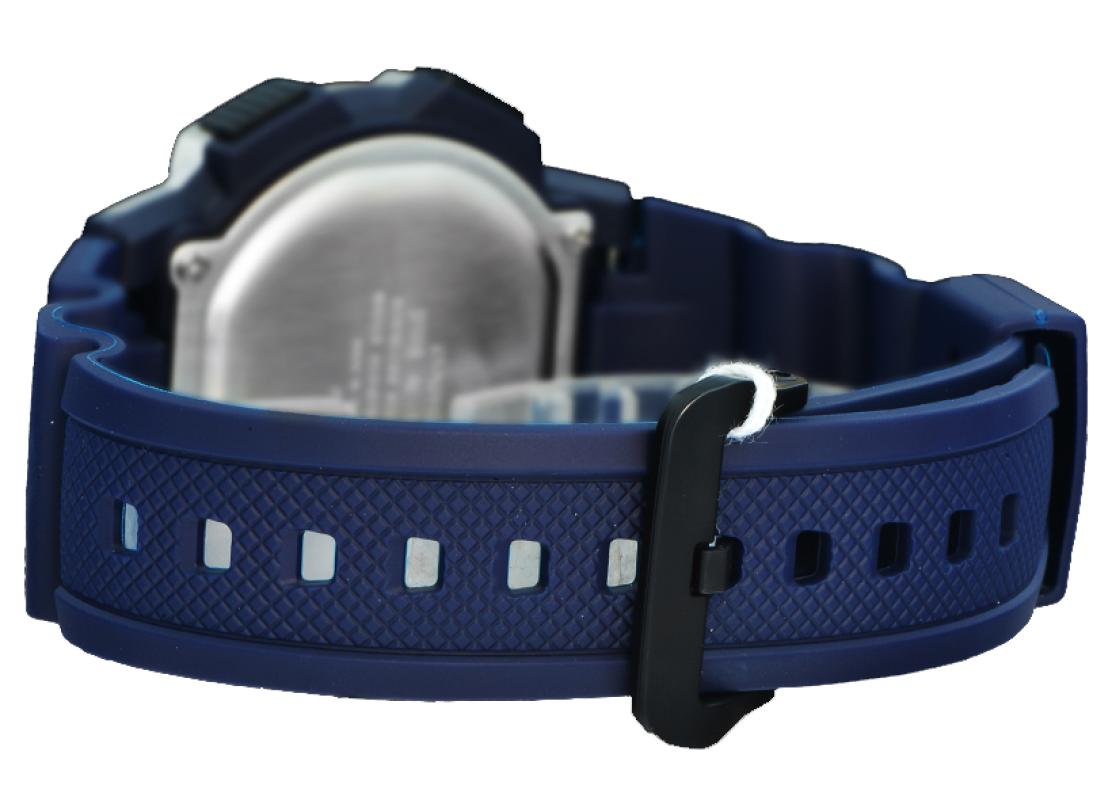 Jual Casio Tali Ressin Jam Tangan Digital - Biru Silver AE Jual Casio Tali Ressin Jam Tangan Digital - Biru Silver AE
