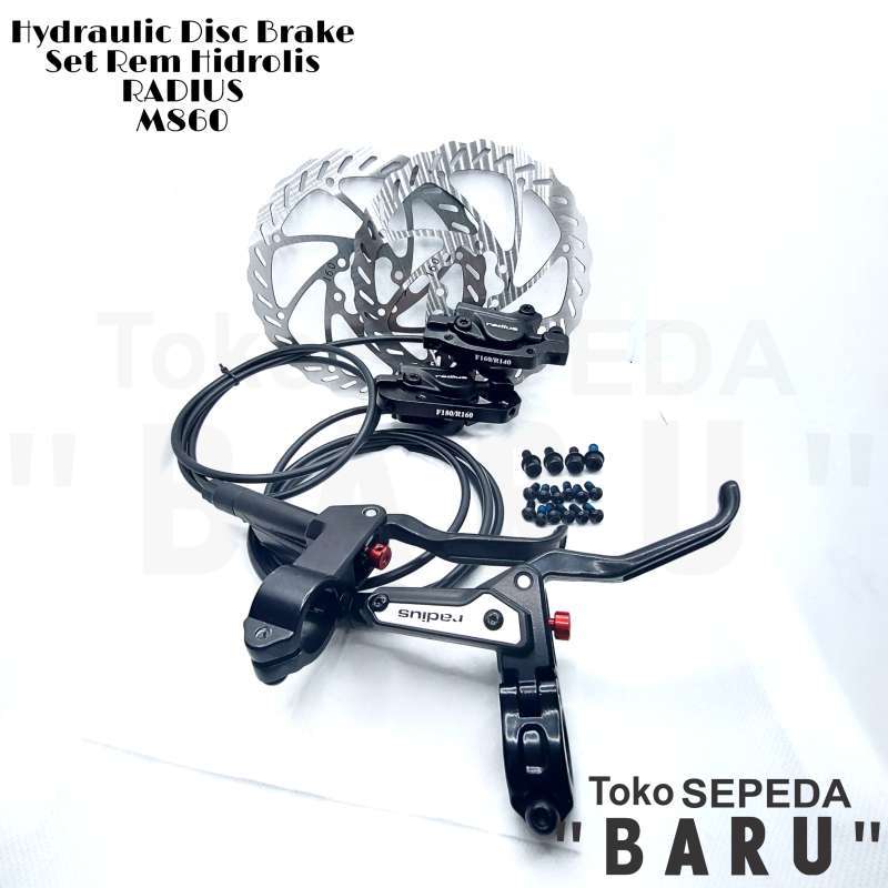 Promo Tb Set Rem Hidrolis Radius M860 (hydraulic Disc Brake Set