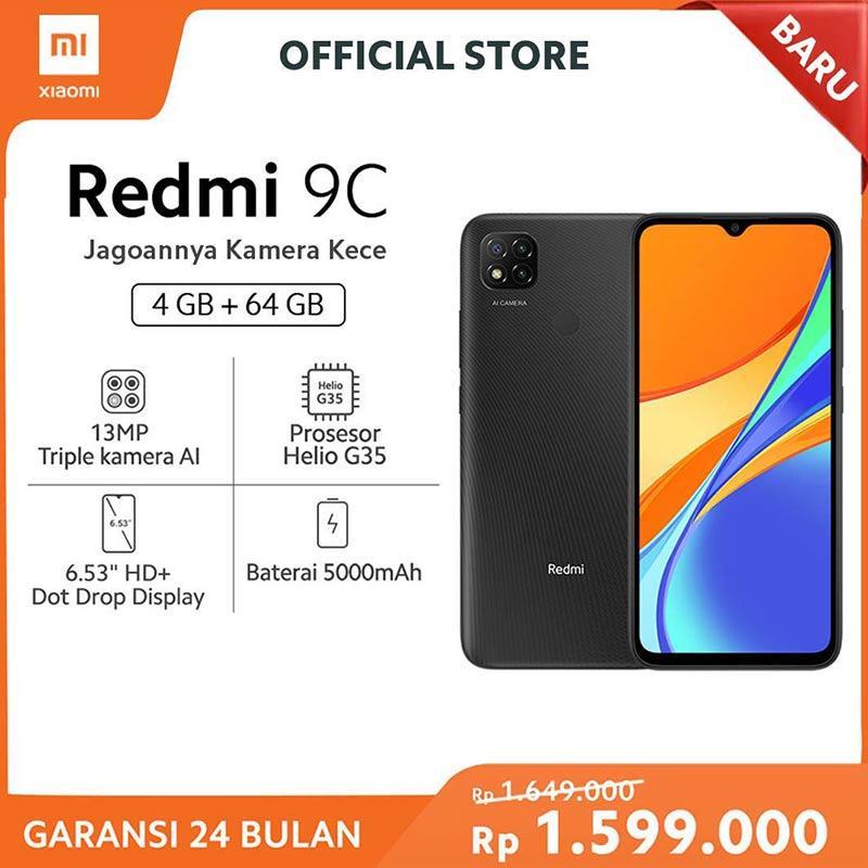 âˆš Xiaomi Redmi 9c Smartphone [4gb/ 64gb/ O] Terbaru Agustus 2021 harga