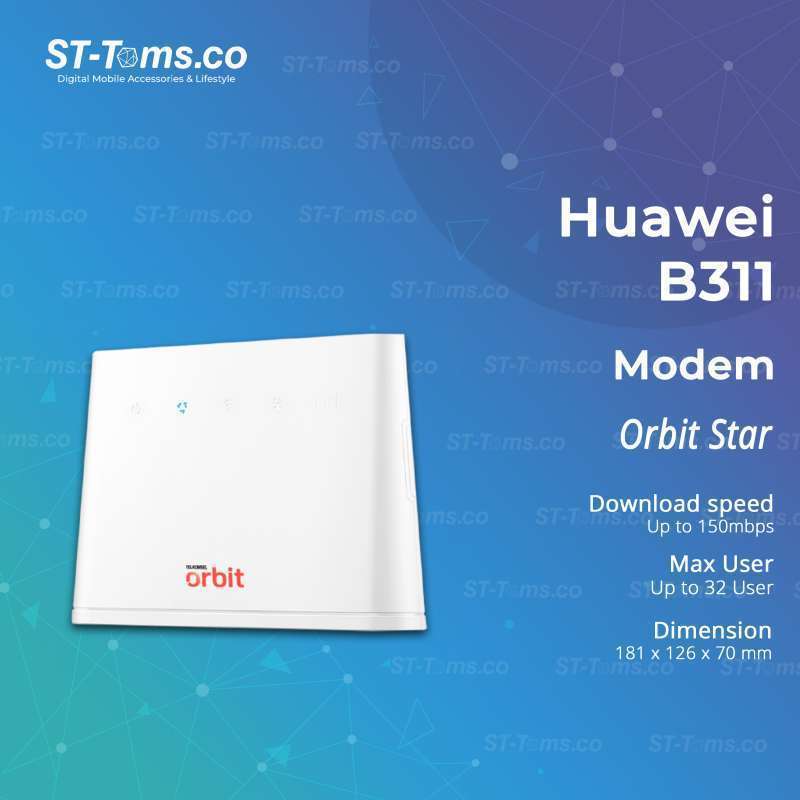 Jual Huawei B311 Modem Router Wifi Telkomsel Orbit Star Free kuota di
