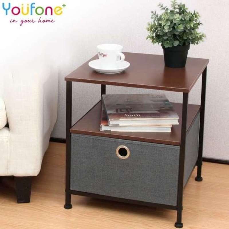 Jual (yofone)japanese Industrial Style Linen Living Room Coffee Table