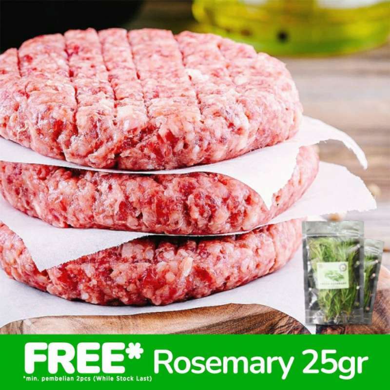 Jual Japanese Brisket Wagyu A5 Beef Coarse Burger / A5 Wagyu Patty