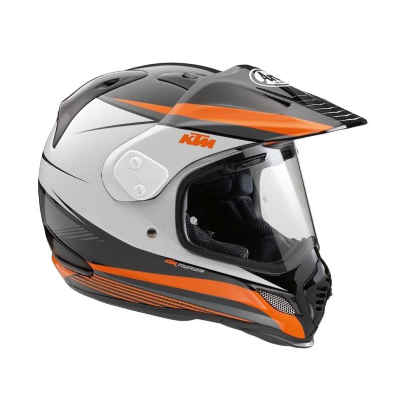 Jual Arai KTM Tour Cross X4 Helm Full Face - White Orange