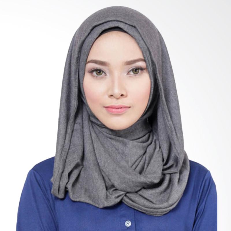 Jual Elzatta Selvia Namira Pashmina - Grey 814 Online 