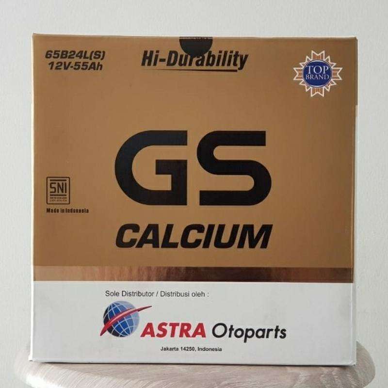 Jual GS ASTRA Calcium 65B24LS 55Ah Aki Mobil (Garansi 12 Bulan) di