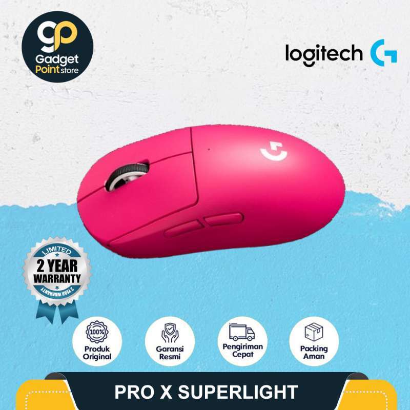 Jual Readystok Logitech G Pro X Superlight white Wireless Gaming Mouse