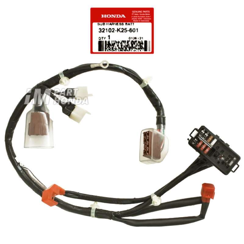 Jual AHM 32102-K25-601 Kabel Body Accu Aki Sub Harness Battery Beat eSP
