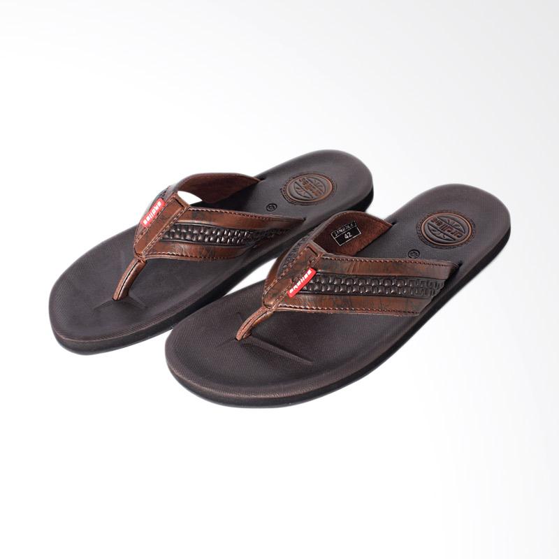 Jual Ardiles Men Sambala Sandal Pria - Brown Black Online Maret 2021