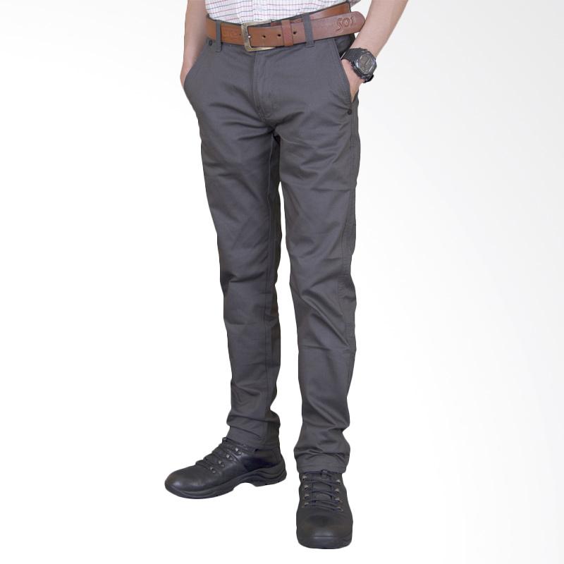 Jual Celana Chino Panjang Pria - Grey Online - Harga