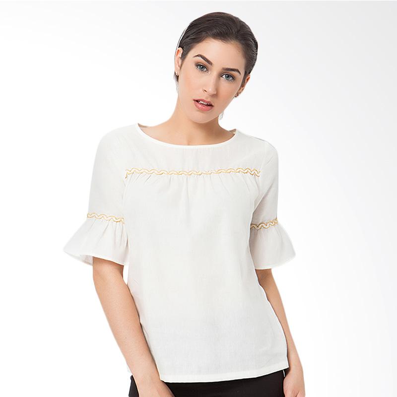 jual daily deals a d ms 673 blouse white jual daily deals a d ms 673 blouse white