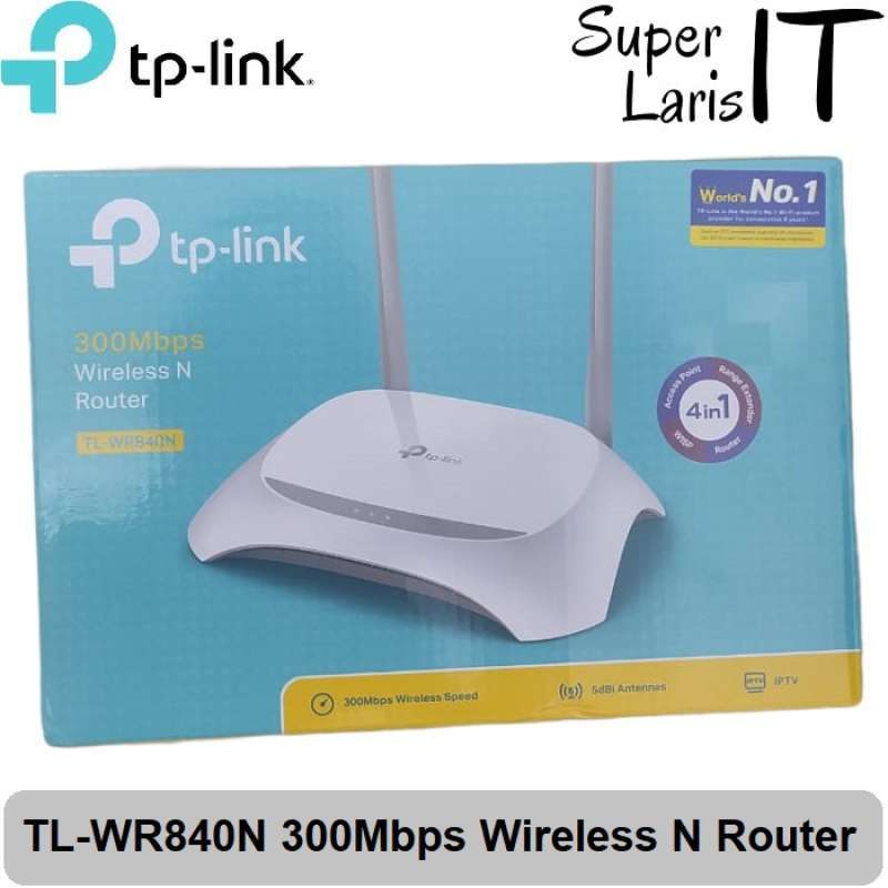 Jual TP-Link TL WR840N 300Mbps Wireless N Router Versi Terbaru di ...