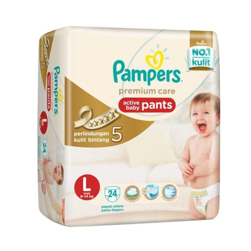Jual Pampers Premium Active Pants Popok Bayi [Size L/24