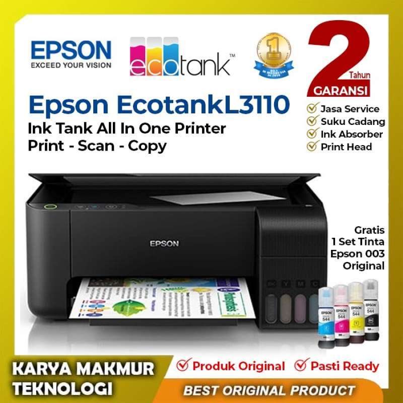 Jual Epson L3110 All in One Printer di Seller Karya Makmur Teknologi