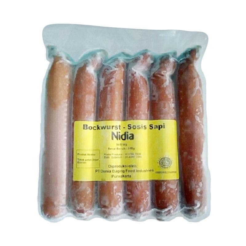Jual Nidia Bockwurst Sosis Sapi Bakar [500 g] Online - Harga & Kualitas