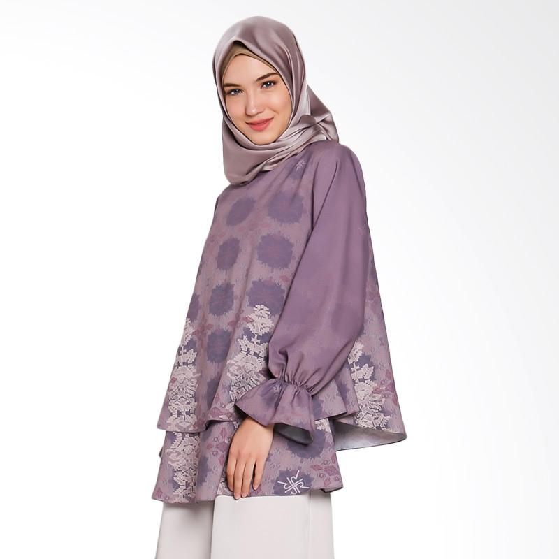 jual ria miranda lasak blouse atasan muslim purple jual ria miranda lasak blouse atasan muslim purple