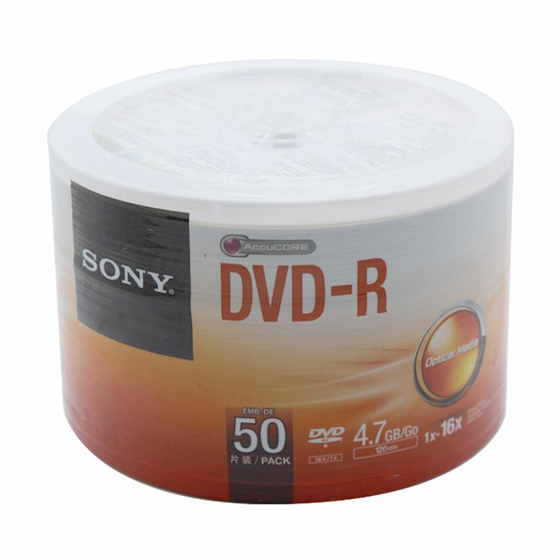 Promo SONY DVDR Blank White [50 pcs] Diskon 8 di Seller Indo Foto