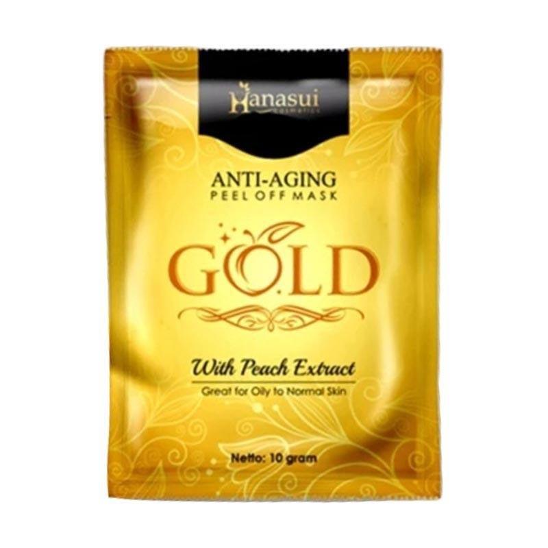 jual hanasui gold anti aging masker wajah harga jual hanasui gold anti aging masker wajah harga