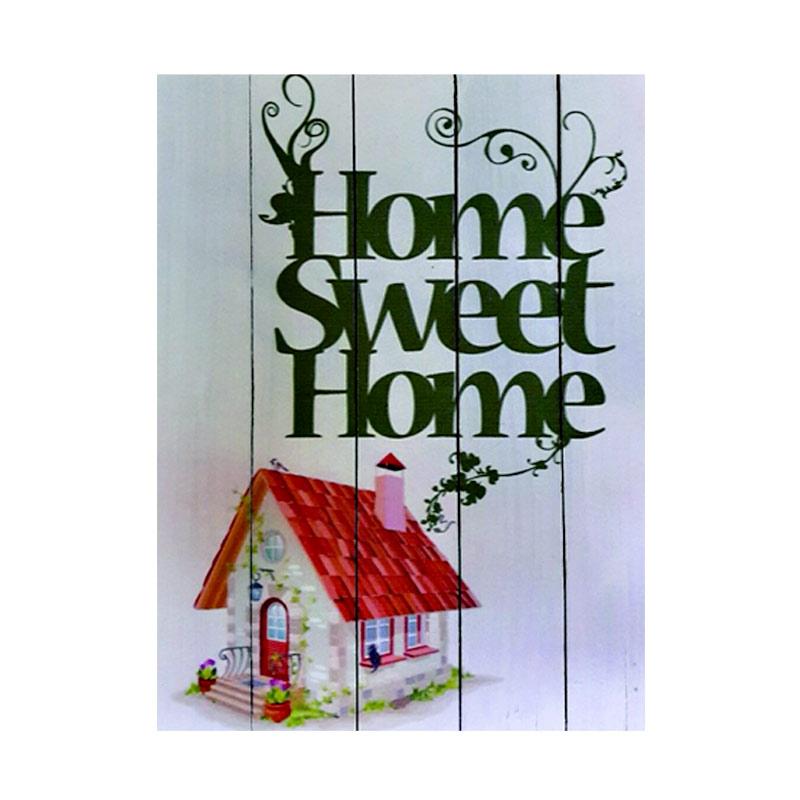 Jual Artistic 18 Home Sweet Home Poster Kayu Solid 