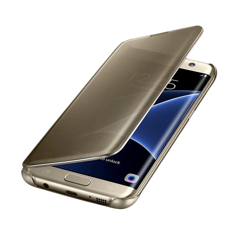 âˆš Samsung Original Clear View Standing Flip Cover Casing