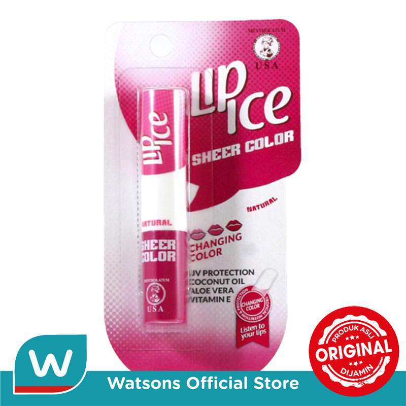 Promo Lip Ice Sheer Color Lip Balm Natural [Original] Diskon 26 di