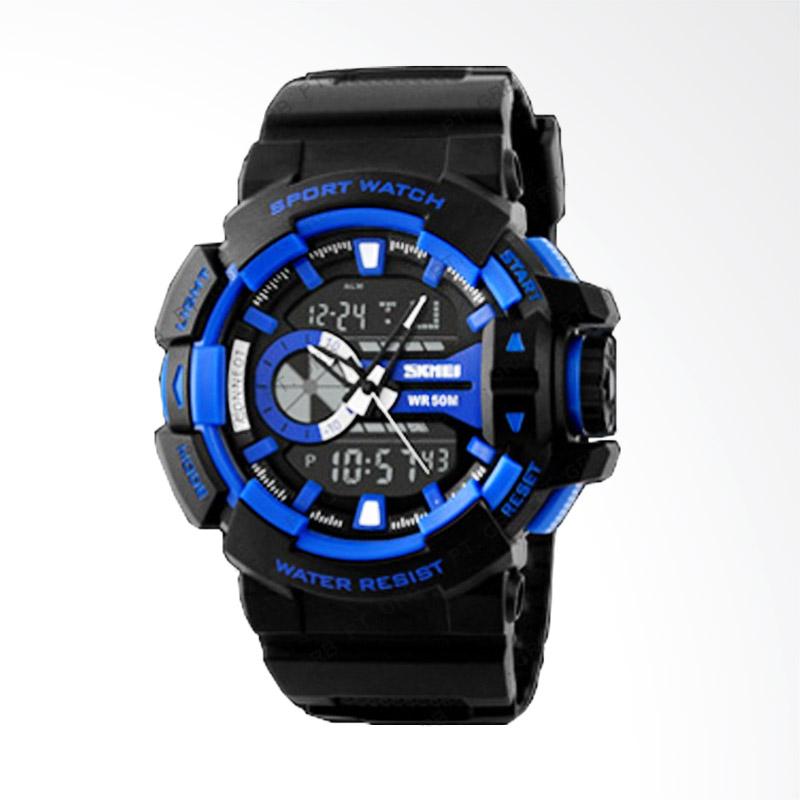 Jual Skmei Digital Analog Jam Tangan Pria - Blue [1117 