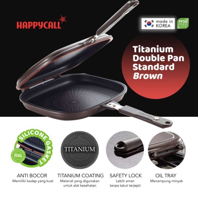 Promo Happycall Titanium Standard Double Pan Diskon 29 Di Seller