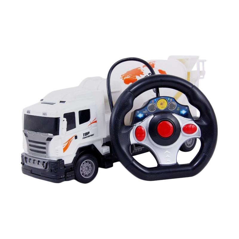 Jual MOMO Mainan Anak Truck Cement Mixer BO Mobil Remot