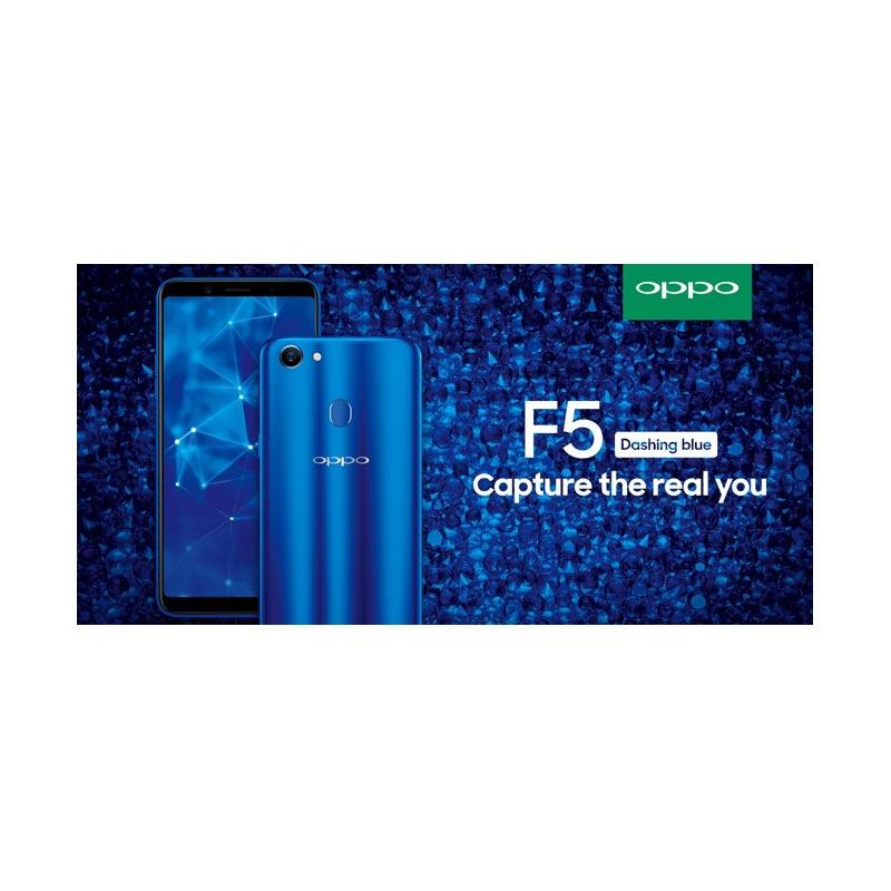 Jual OPPO F5 Smartphone - Blue [32GB/ 4GB] OPPO Indonesia