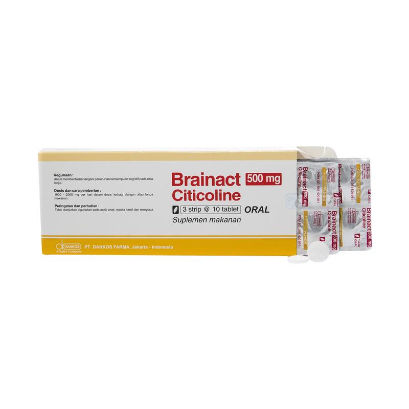 Jual Brainact Tablet Obat Kesehatan Klinik 500 Mg 10 