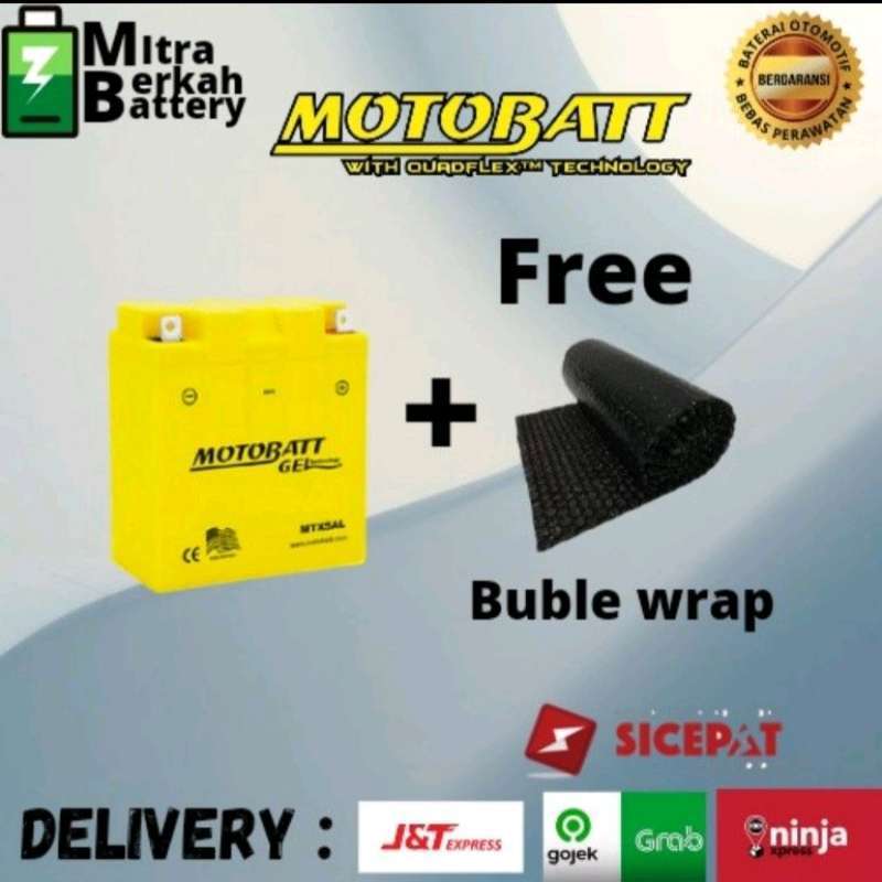 Jual Motobatt Aki Kering Motor Suzuki Tornado Mtx5Al di Seller Mitra