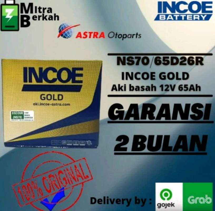 Jual Incoe Gold Aki Basah Mobil Kijang Kapsul Ns70 di Seller Mitra