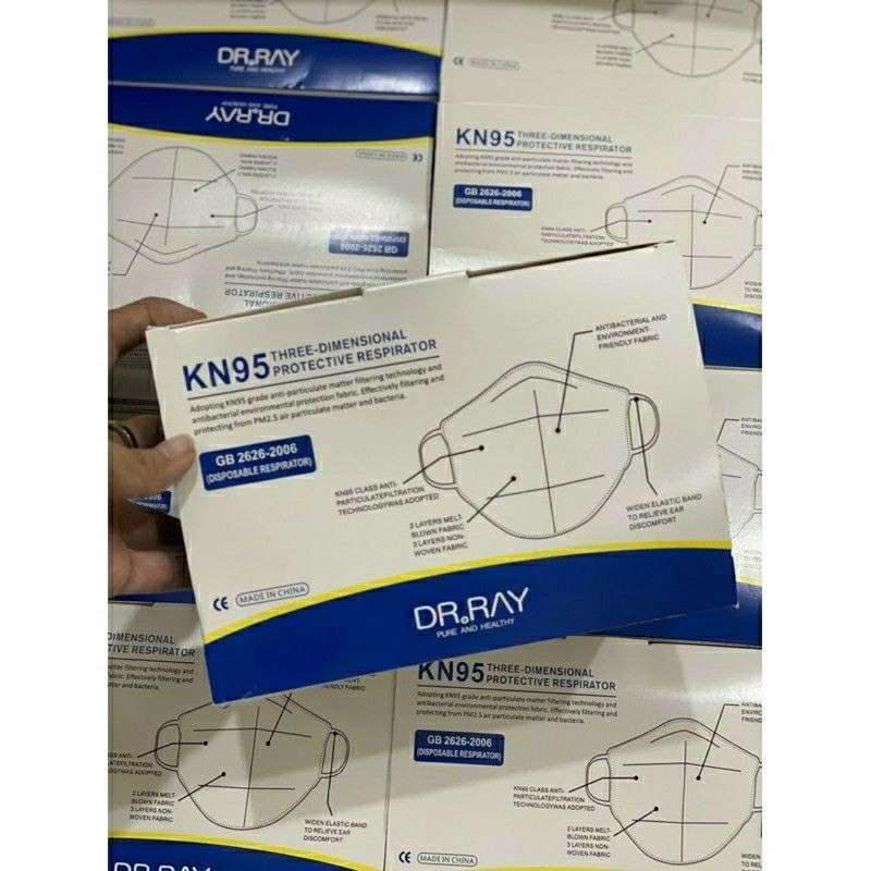 Promo Dr Ray Masker Kn95 Isi 20 Diskon 19% Di Seller Medical Pro ...